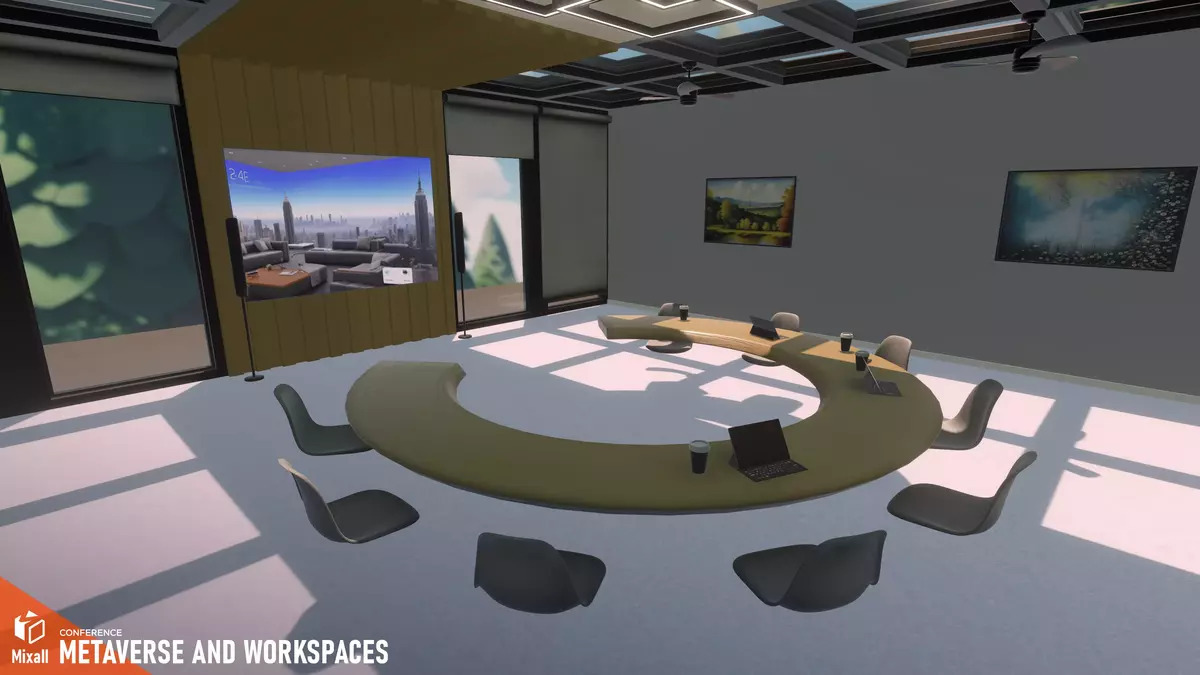 Metaverse 和工作空间 - 会议 - Unity Asset Store 包。