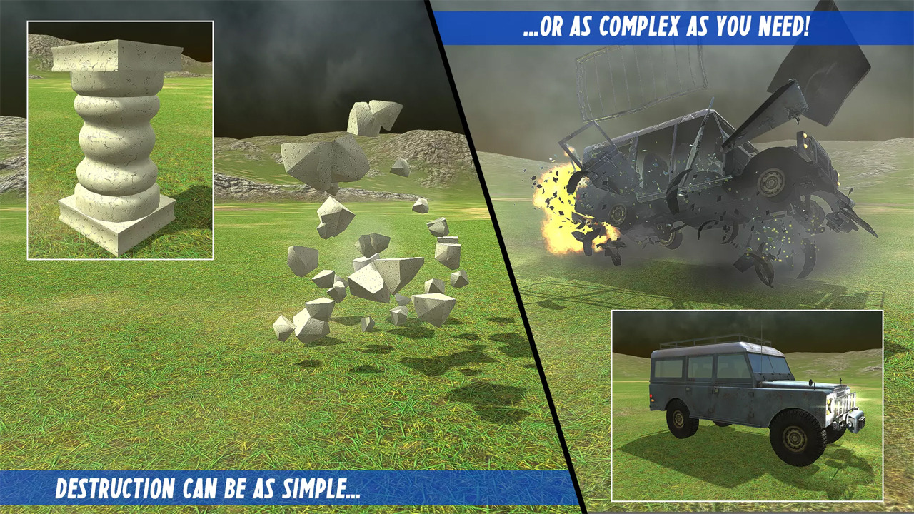 DestroyIt - 销毁系统 - Unity Asset Store 包。