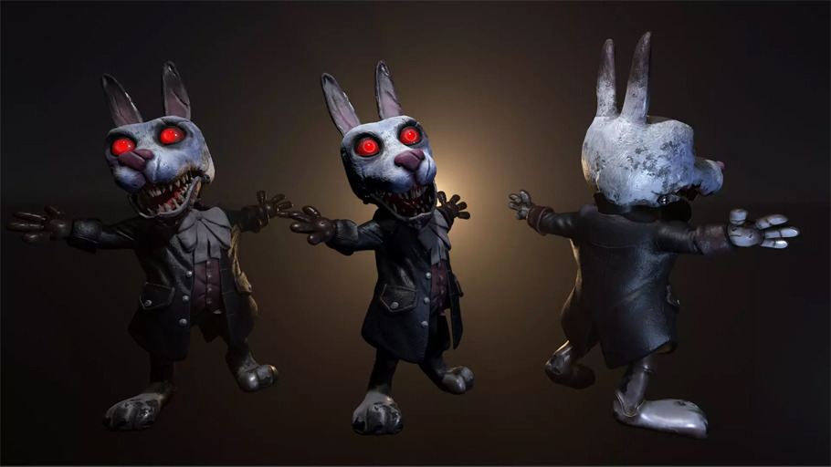 电子动画角色。