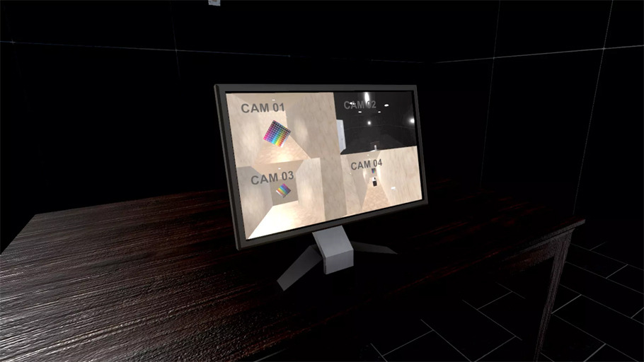 Unity 中的安全摄像头系统。